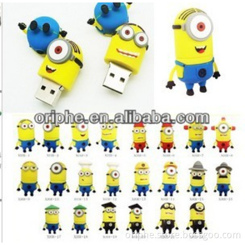 Custom style 2gb/4gb/8gb/16gb/32gb/64gb mini minion usb pendrive, despicable me usb pen drive, despicable me usb stick